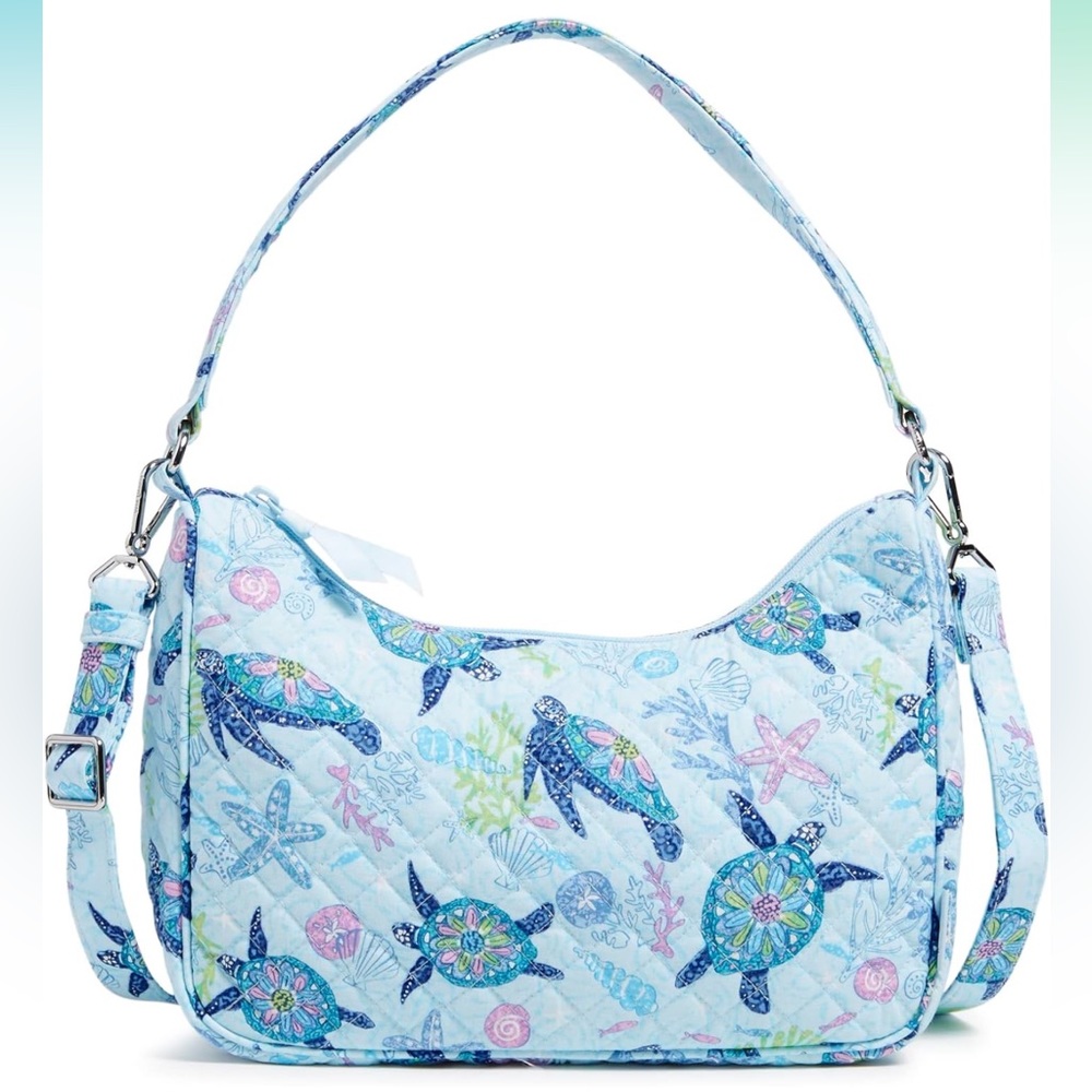 Vera Bradley Cotton Turtle Dream Crossbody Purse